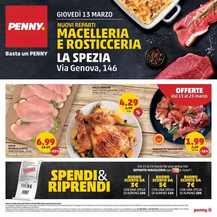 Nuovi reparti macelleria e rosticceria da 13 marzo a 23 marzo di 2025 - Pagina del volantino 1