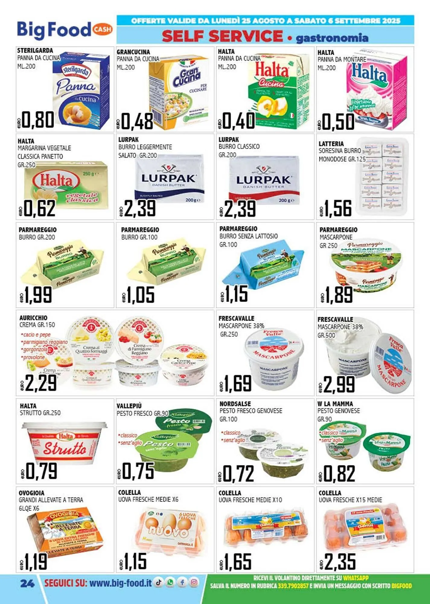 Volantino Big Food da 25 agosto a 6 settembre di 2025 - Pagina del volantino 24