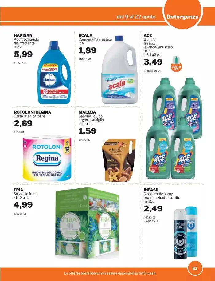 Promozioni da 9 aprile a 22 aprile di 2025 - Pagina del volantino 61