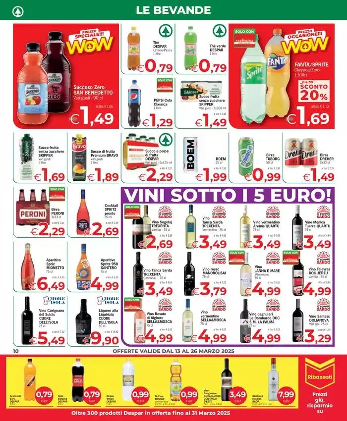 Sotto prezzo da 13 marzo a 26 marzo di 2025 - Pagina del volantino 10