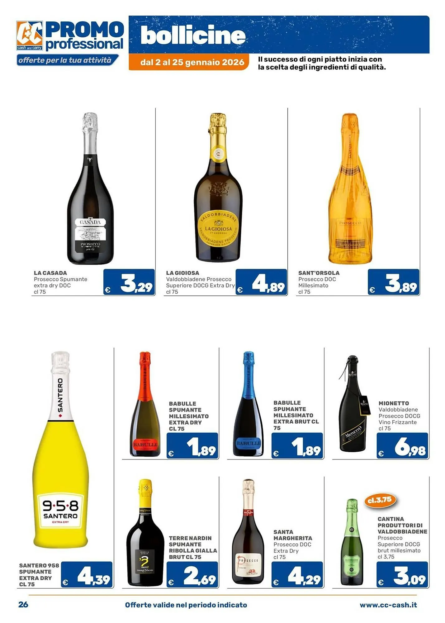 Volantino C+C Italmarket da 2 gennaio a 25 gennaio di 2026 - Pagina del volantino 26