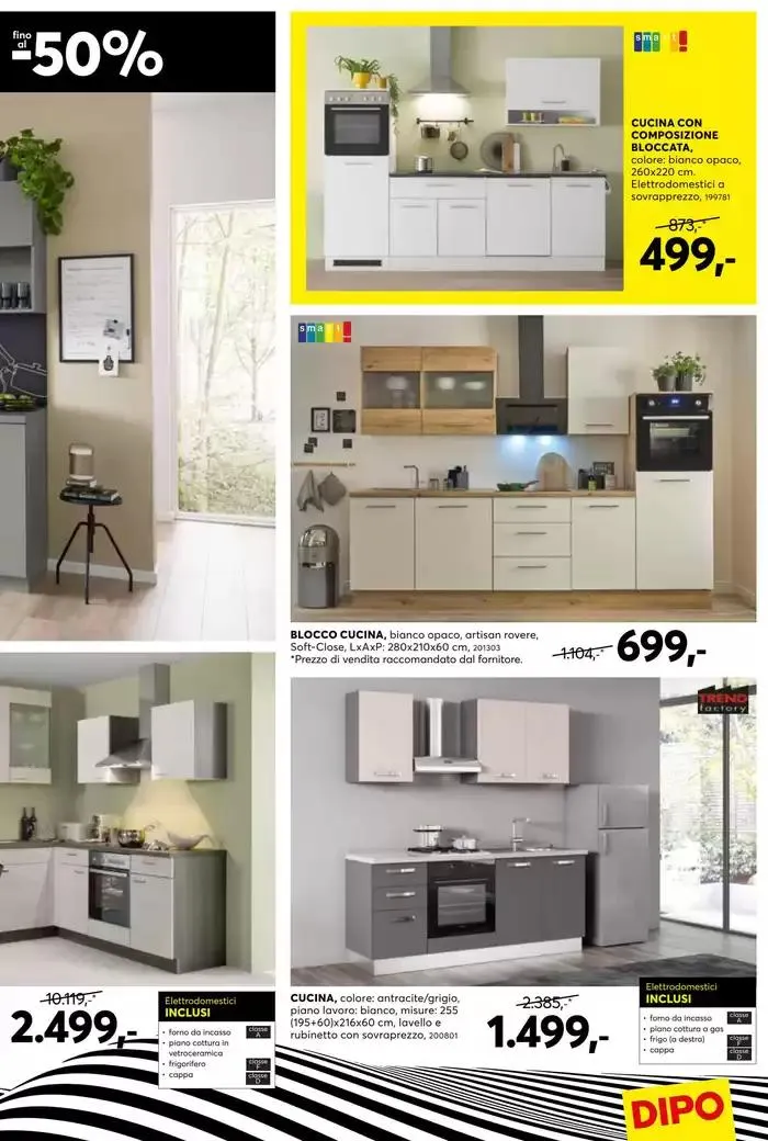 Dipo Cucine fino al -50% da 31 marzo a 13 aprile di 2025 - Pagina del volantino 3