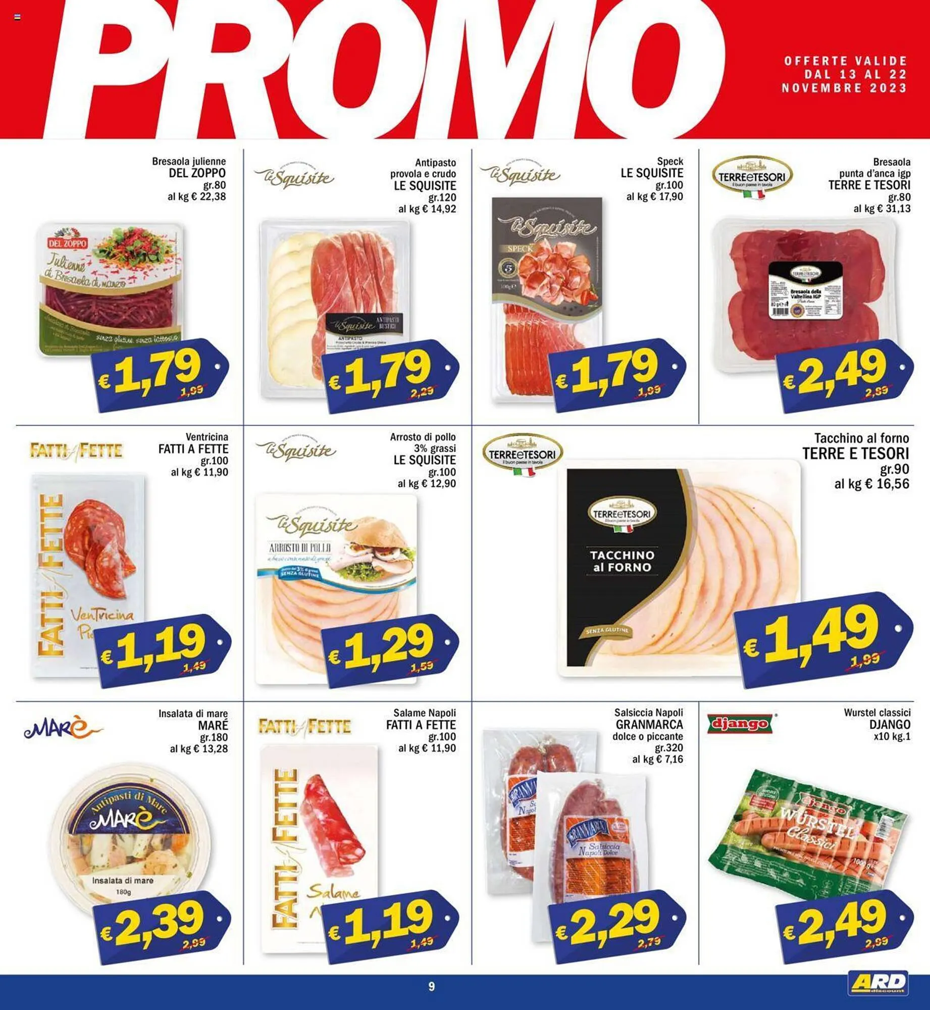 Volantino Ard Discount da 13 novembre a 22 novembre di 2023 - Pagina del volantino 9
