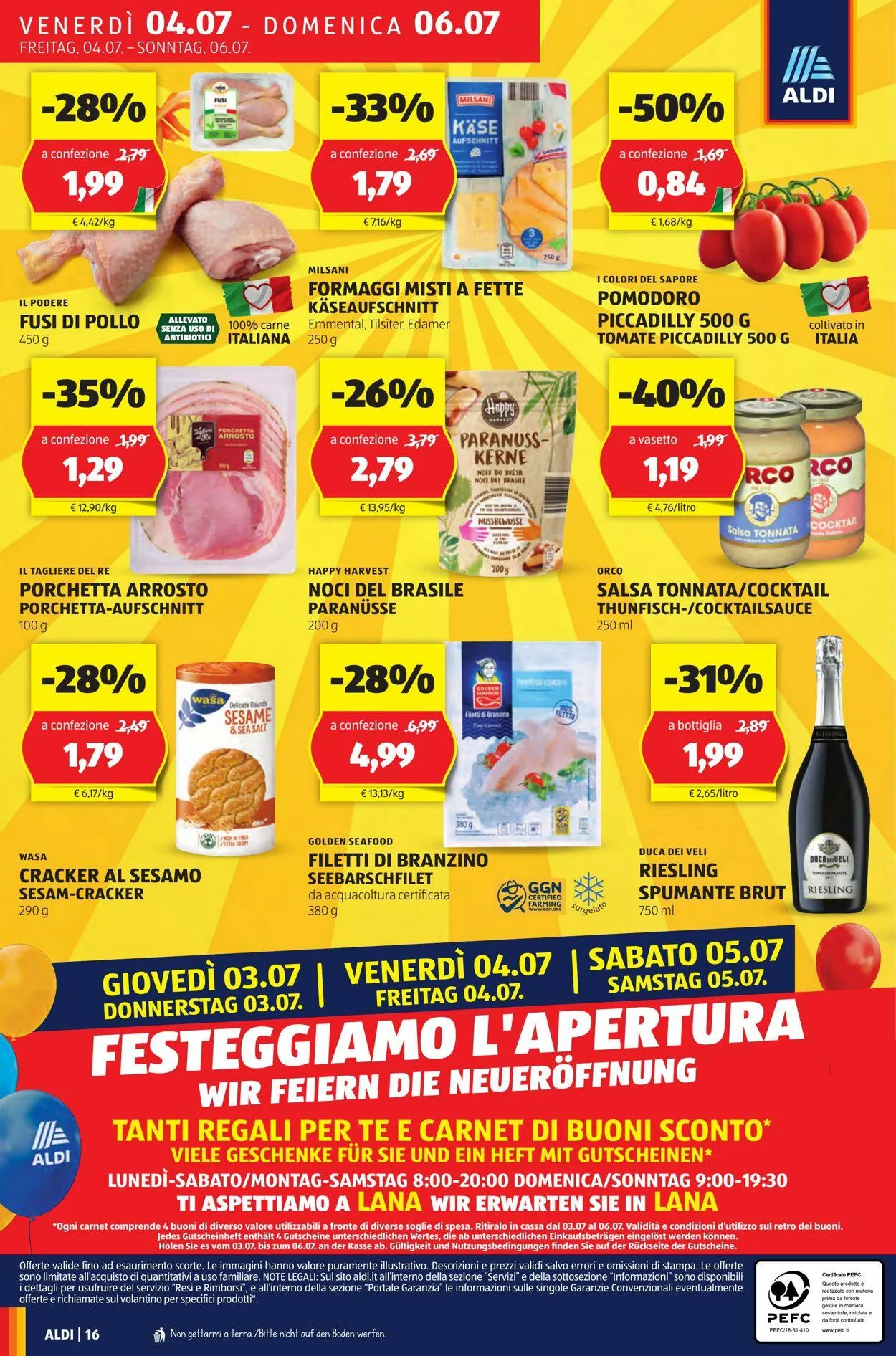 Aldi Volantino attuale da 29 giugno a 13 luglio di 2025 - Pagina del volantino 16