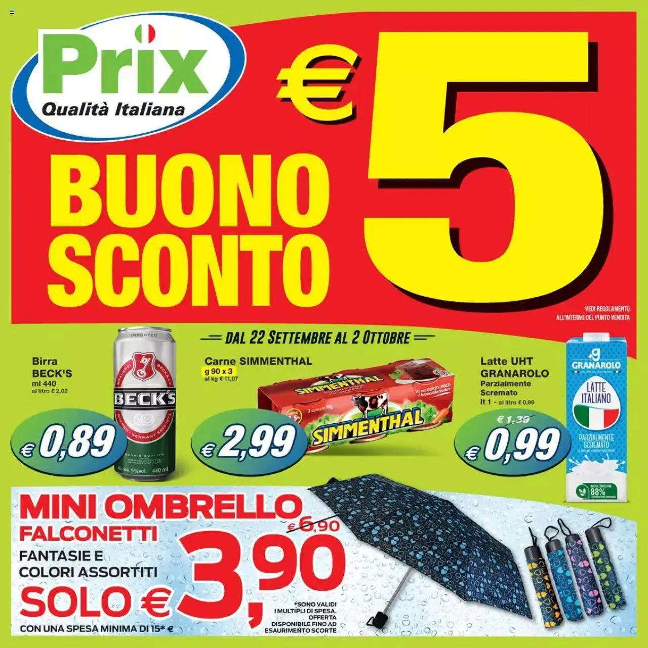 Prix - Offerte da 22 settembre a 2 ottobre di 2023 - Pagina del volantino 1