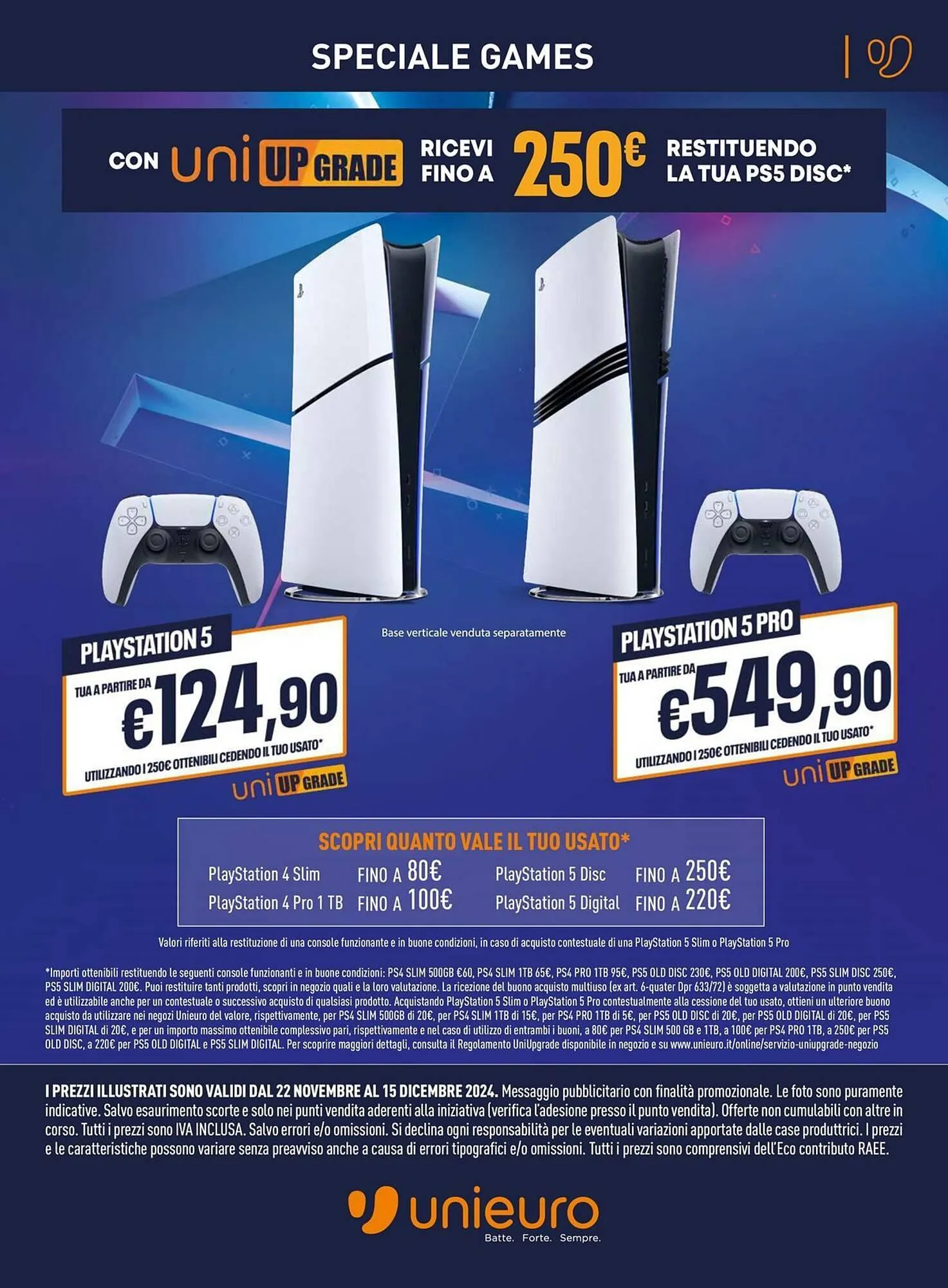 Volantino Unieuro da 22 novembre a 15 dicembre di 2024 - Pagina del volantino 15
