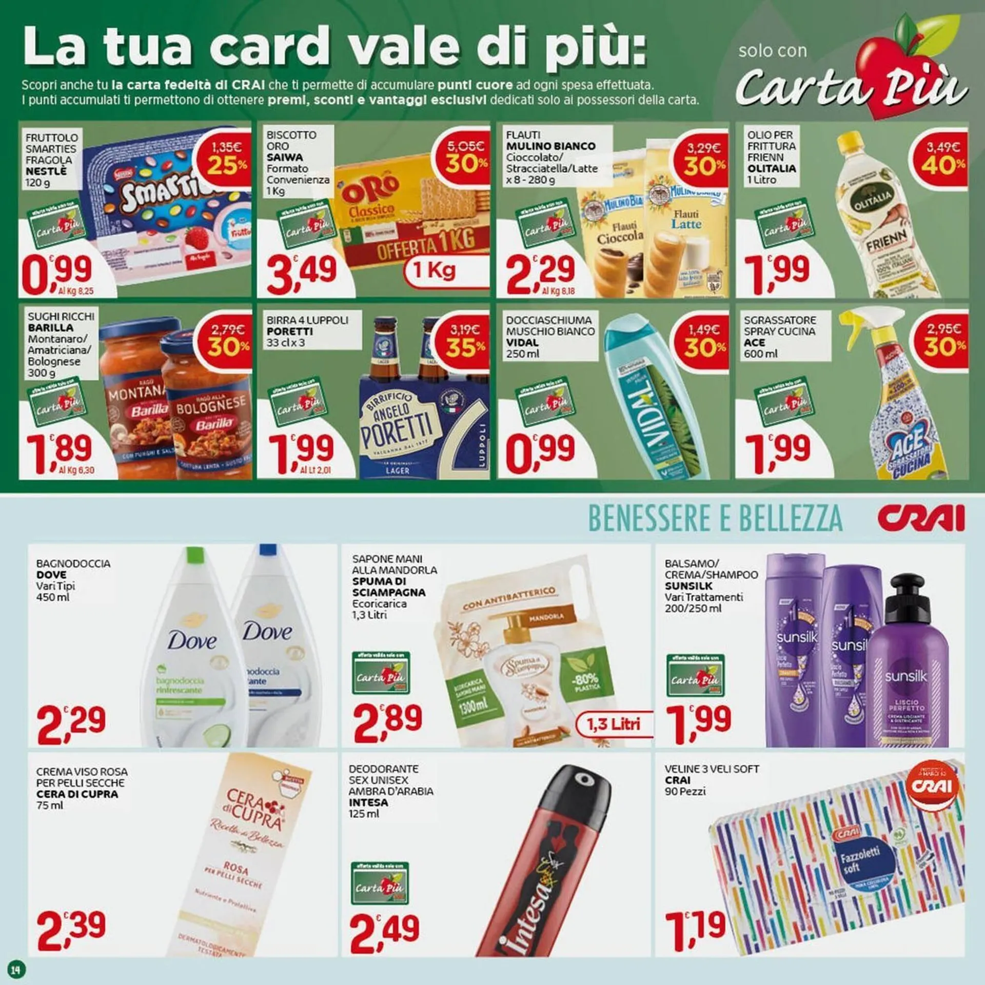 Volantino Crai da 13 novembre a 23 novembre di 2025 - Pagina del volantino 14