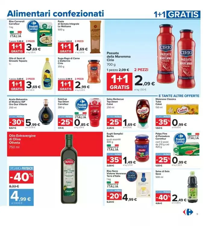 1+1 gratis da 3 gennaio a 15 gennaio di 2025 - Pagina del volantino 9