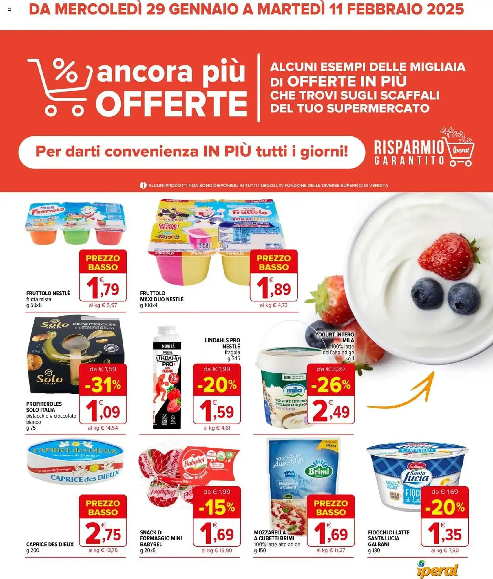 Volantino Iperal da 29 gennaio a 11 febbraio di 2025 - Pagina del volantino 1