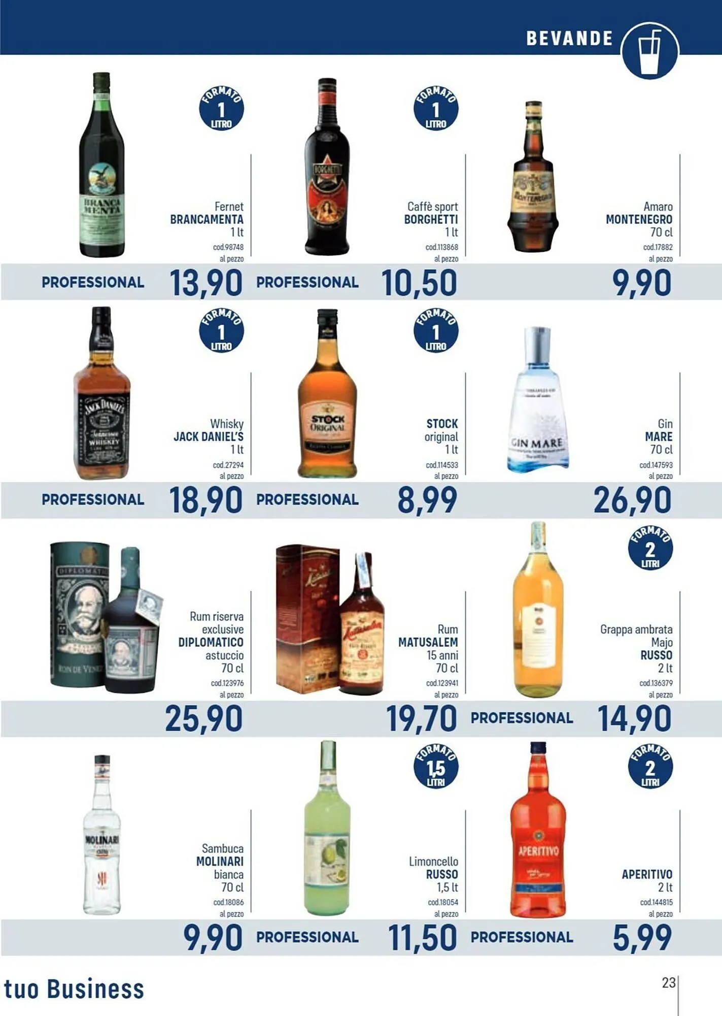 Volantino Talento Professional Store da 25 marzo a 7 aprile di 2024 - Pagina del volantino 23