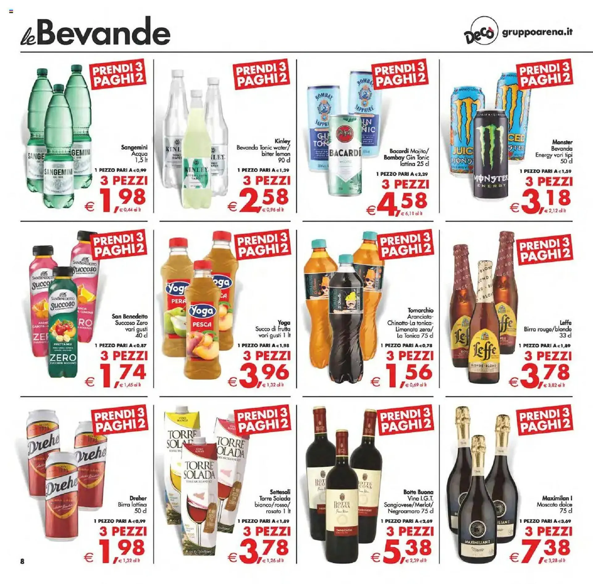 Volantino Deco Supermercati da 24 giugno a 3 luglio di 2025 - Pagina del volantino 8