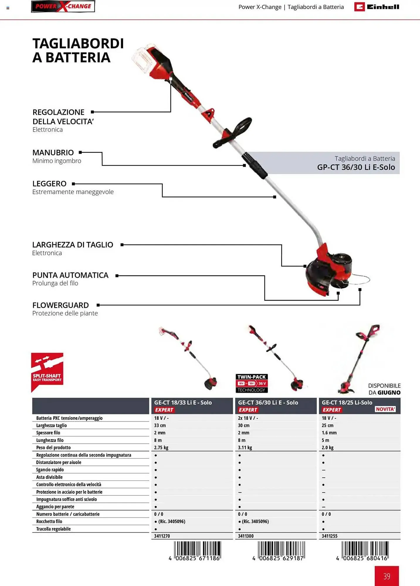 Volantino Einhell da 1 febbraio a 31 dicembre di 2025 - Pagina del volantino 39