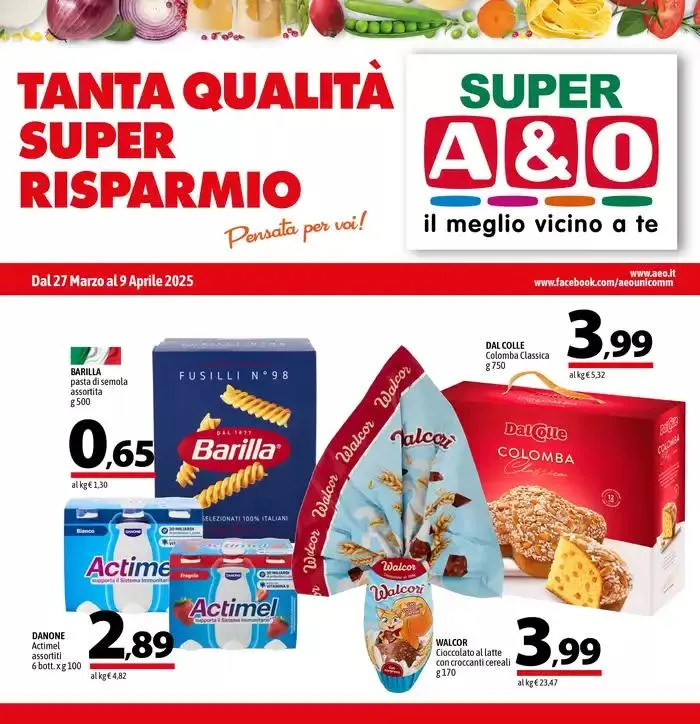TANTA QUALITÀ SUPER RISPARMIO da 28 marzo a 9 aprile di 2025 - Pagina del volantino 1