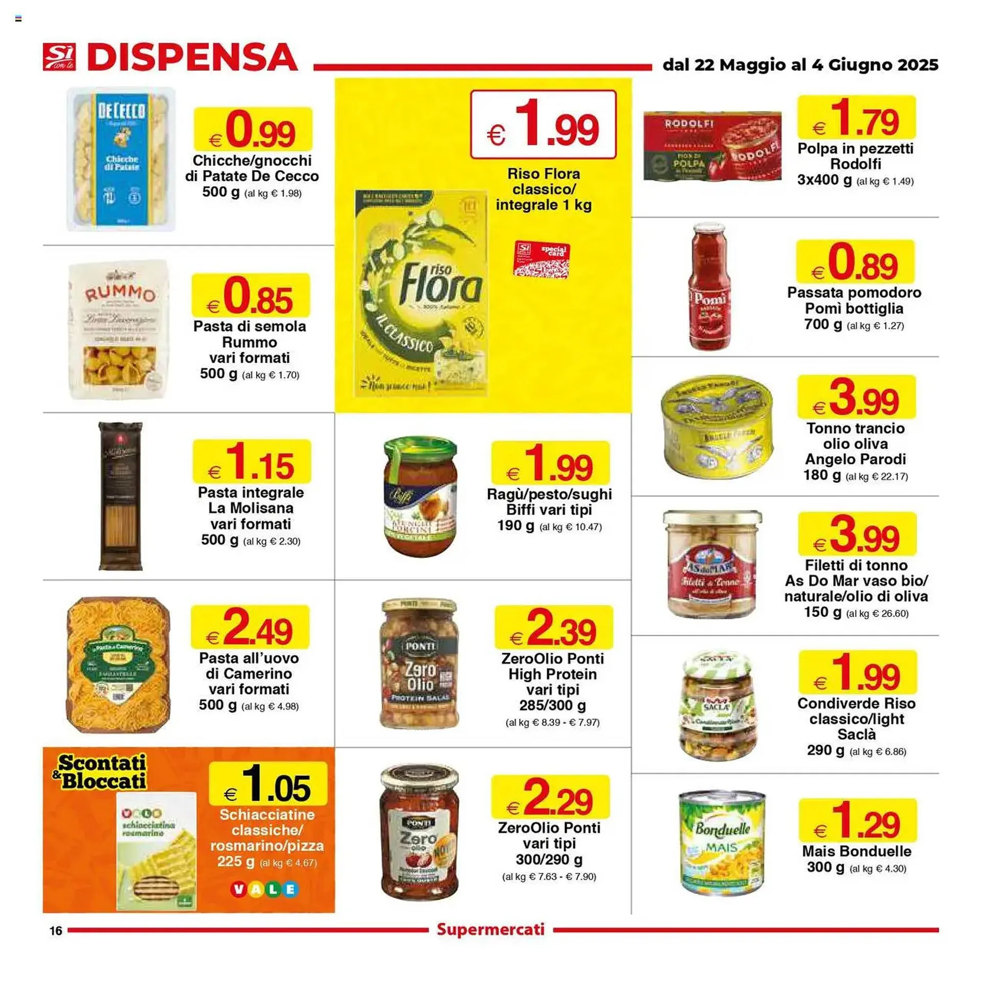 Volantino Sì con te da 22 maggio a 4 giugno di 2025 - Pagina del volantino 16