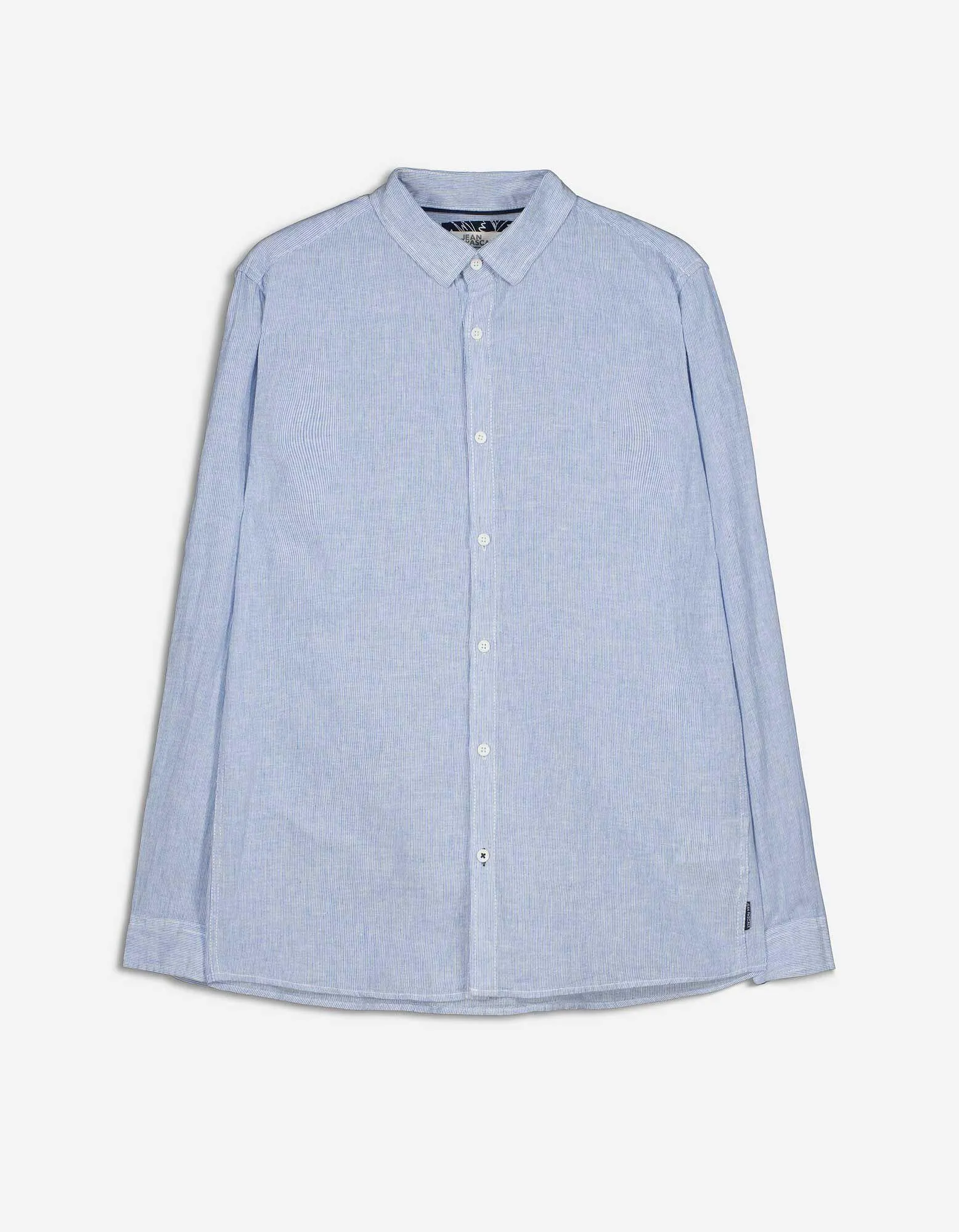 Camicia - Misto lino - blu