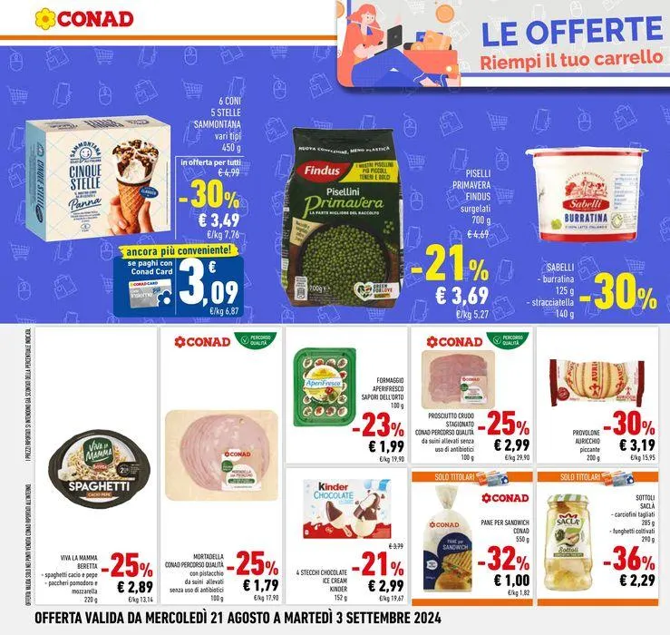 Estate metà prezzo da 21 agosto a 3 settembre di 2024 - Pagina del volantino 14