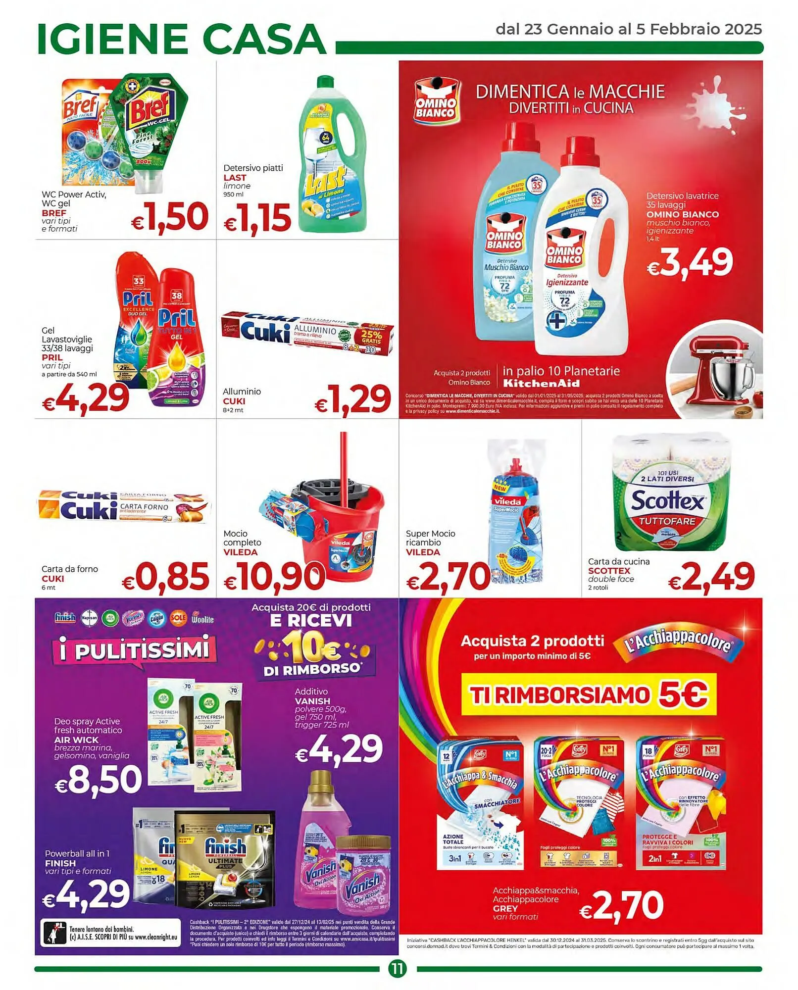 Volantino Supermercati Nonna Isa da 23 gennaio a 5 febbraio di 2025 - Pagina del volantino 11
