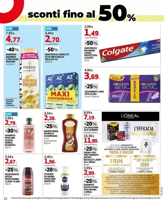 Sconti fino al 50% da 13 marzo a 26 marzo di 2025 - Pagina del volantino 20
