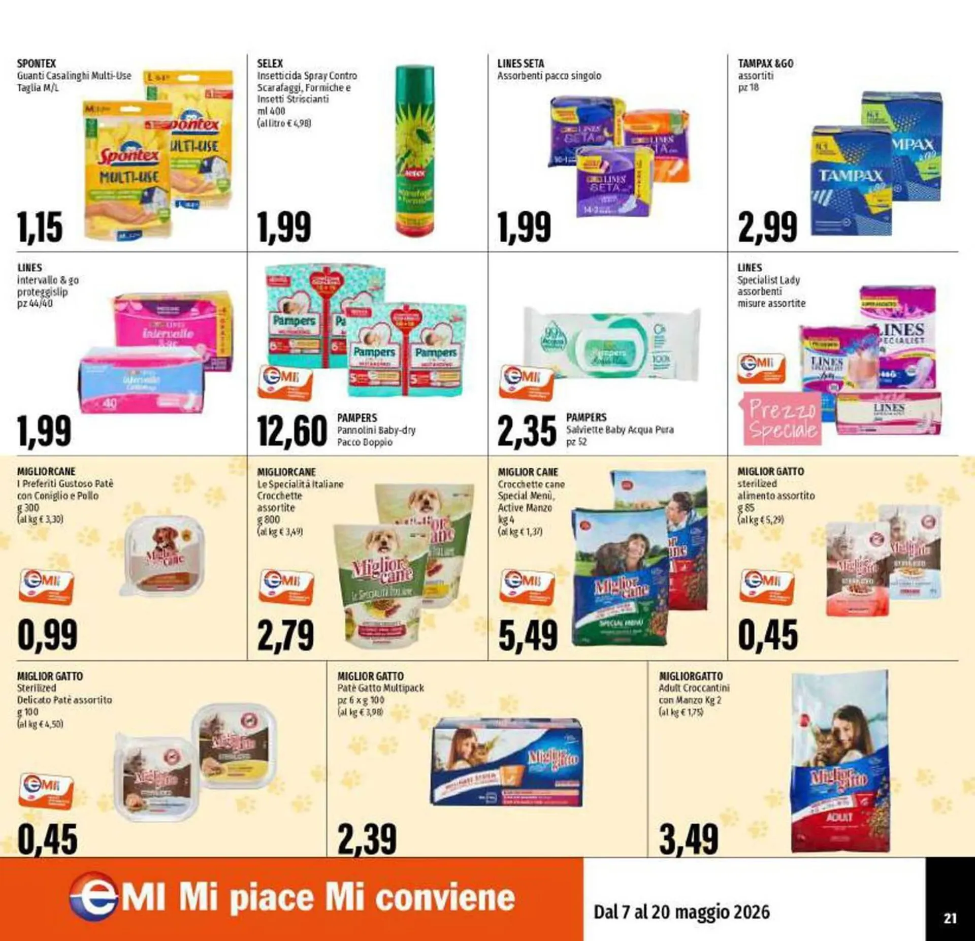 Volantino Emi Supermercati da 7 maggio a 20 maggio di 2026 - Pagina del volantino 21