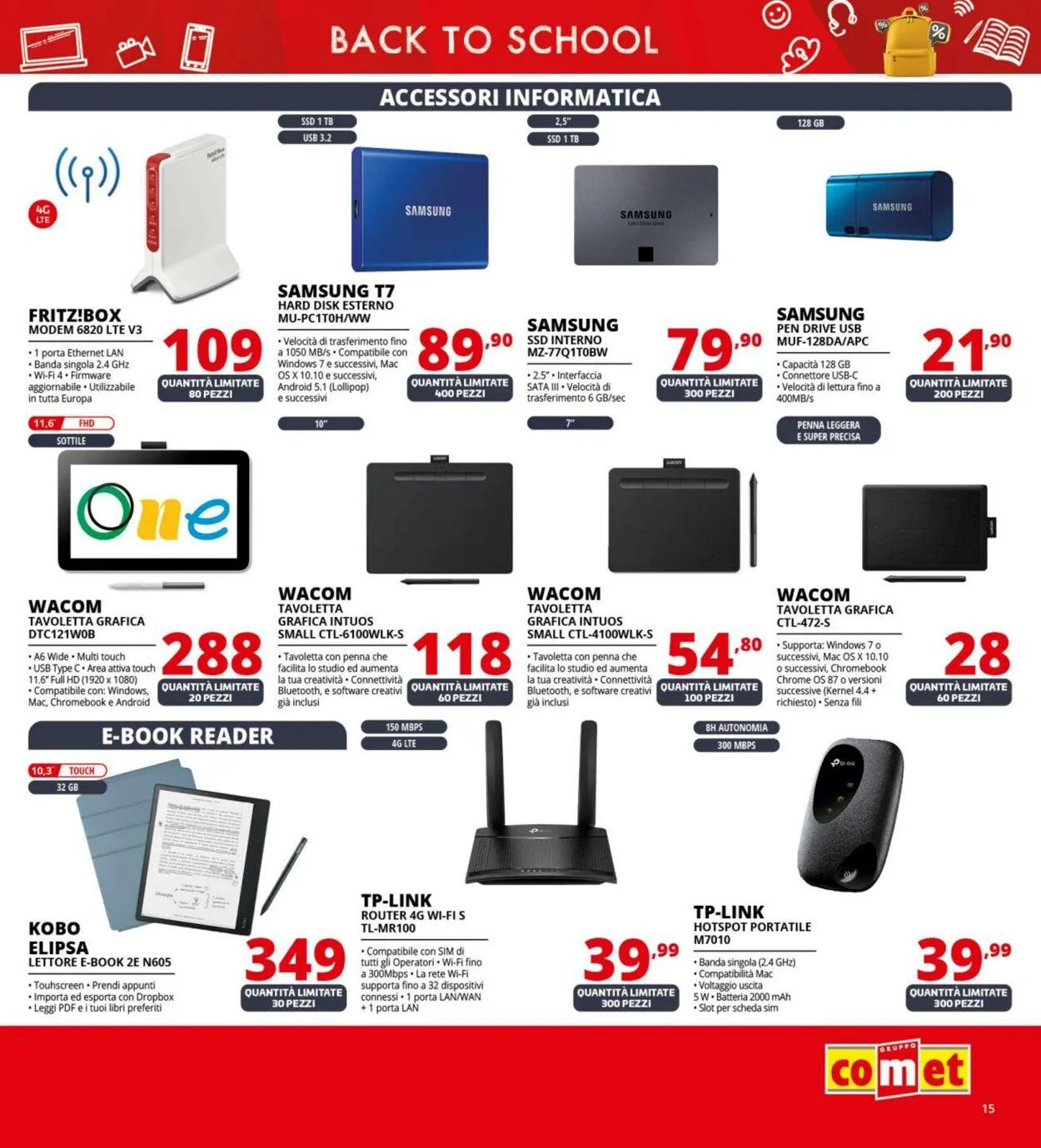 Comet Volantino attuale da 22 agosto a 11 settembre di 2025 - Pagina del volantino 15