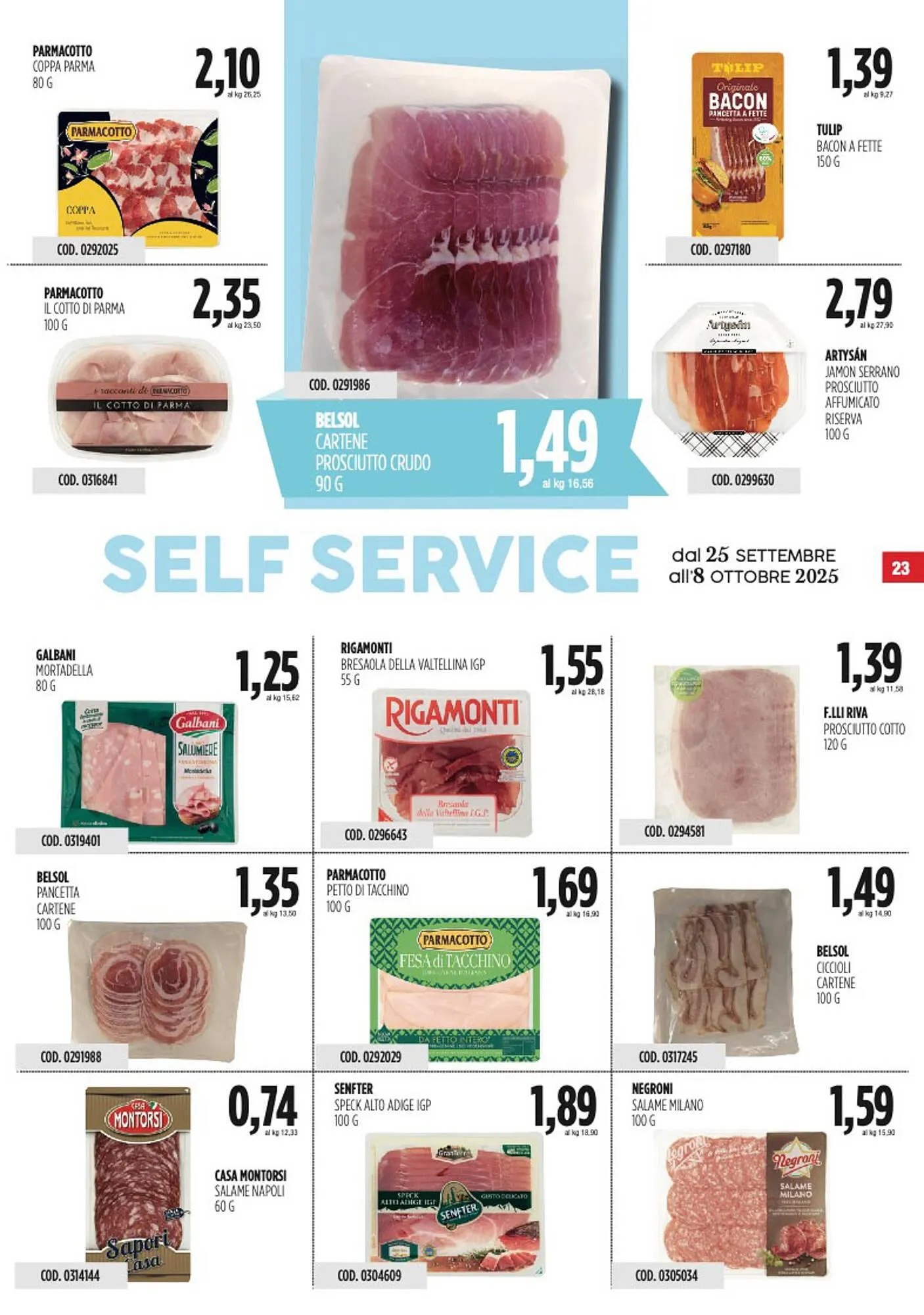Volantino Carico Cash & Carry da 25 settembre a 8 ottobre di 2025 - Pagina del volantino 23