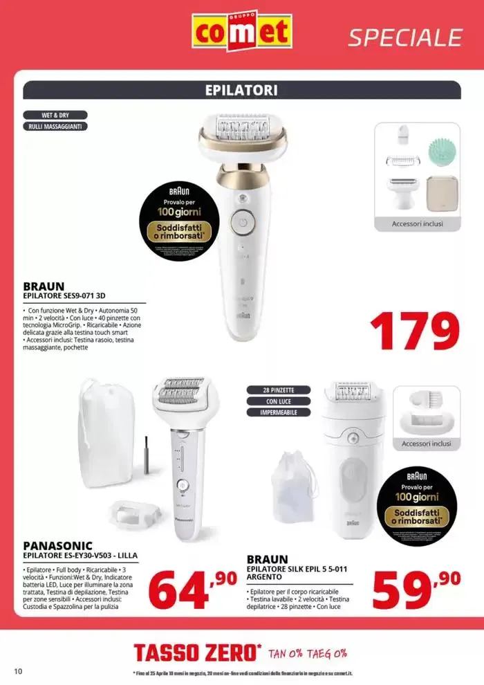 Speciale Piccoli Elettrodomestici! da 17 aprile a 7 maggio di 2025 - Pagina del volantino 10