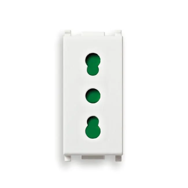 Presa di alimentazione Plana VIMAR 10-16 A, colore bianco