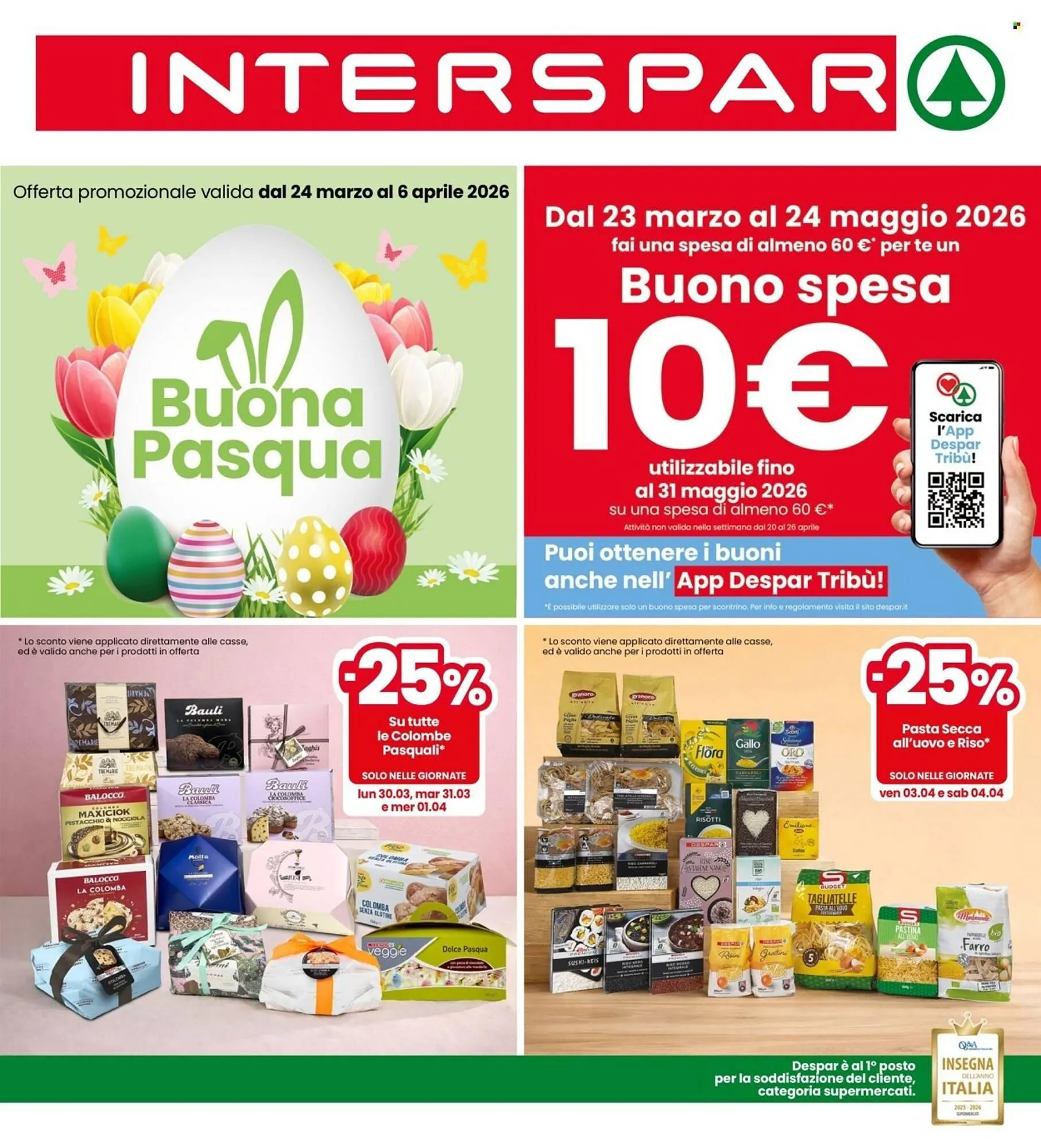 Volantino Interspar da 24 marzo a 6 aprile di 2026 - Pagina del volantino 1