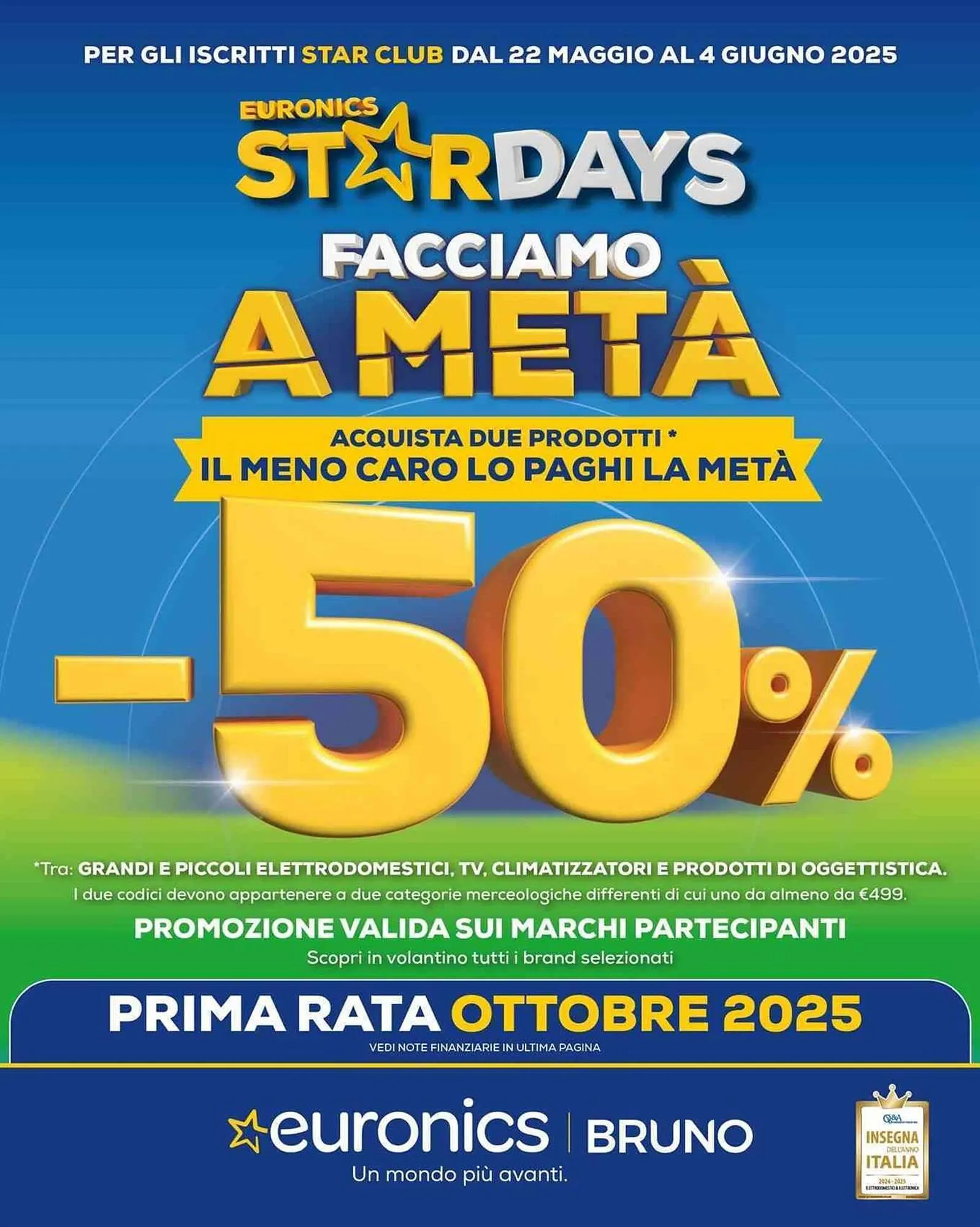 Volantino Euronics da 22 maggio a 4 giugno di 2025 - Pagina del volantino 1