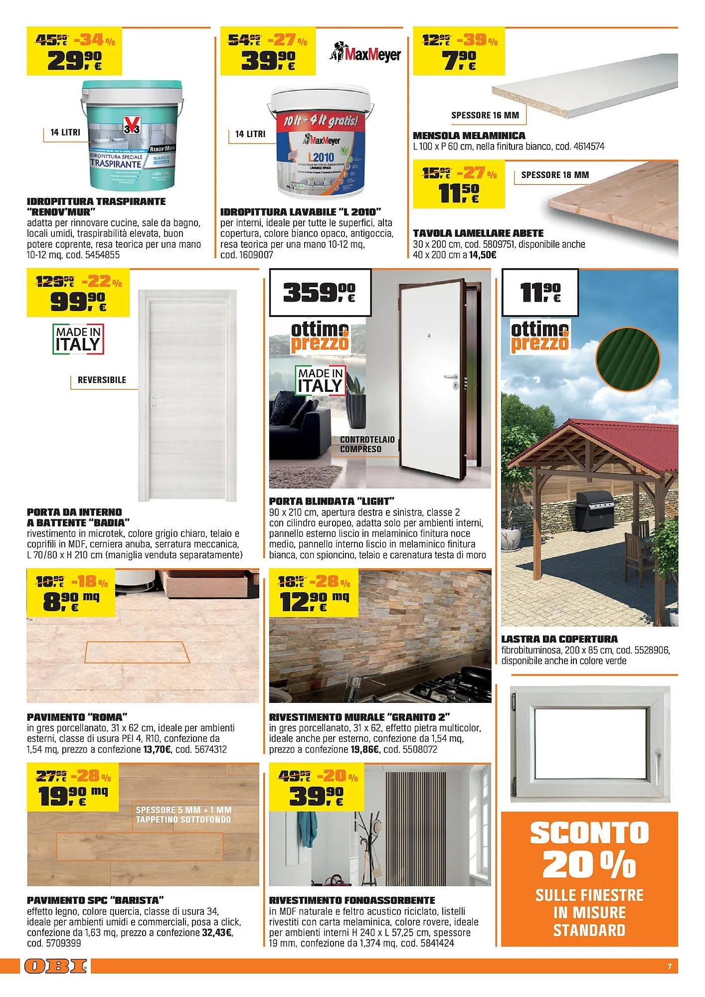Volantino OBI da 23 luglio a 24 agosto di 2025 - Pagina del volantino 7