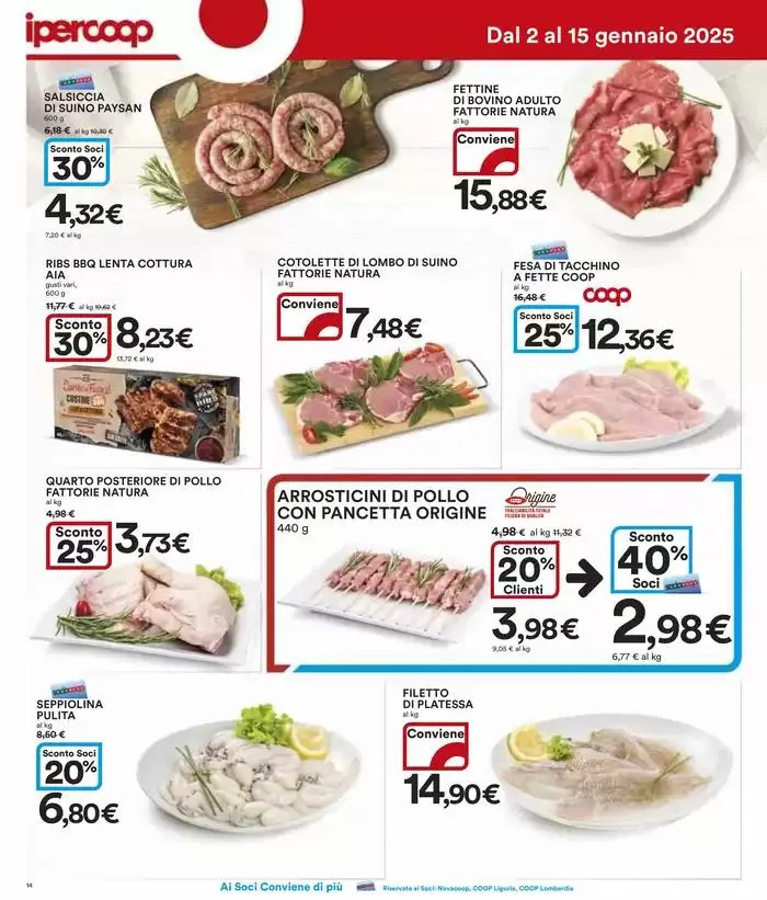 Prendi 2 Paghi 1 da 7 gennaio a 15 gennaio di 2025 - Pagina del volantino 14