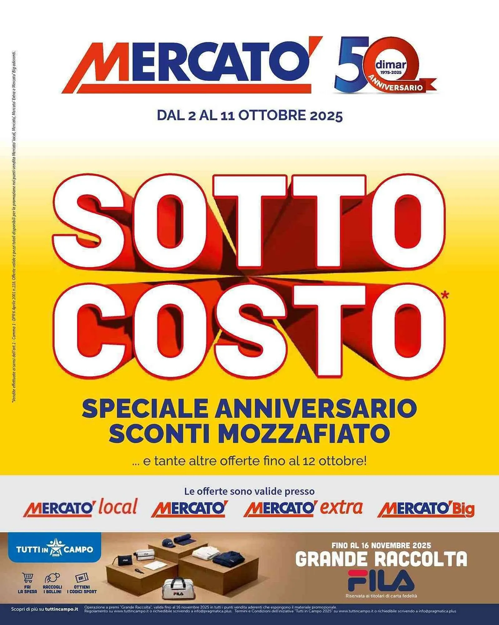 Volantino Mercatò Local da 2 ottobre a 11 ottobre di 2025 - Pagina del volantino 1