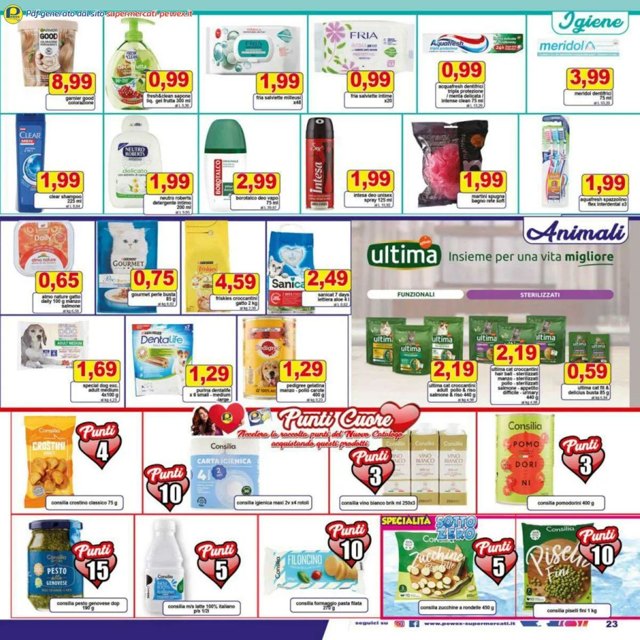 Pewex Volantino attuale da 25 luglio a 5 agosto di 2025 - Pagina del volantino 23