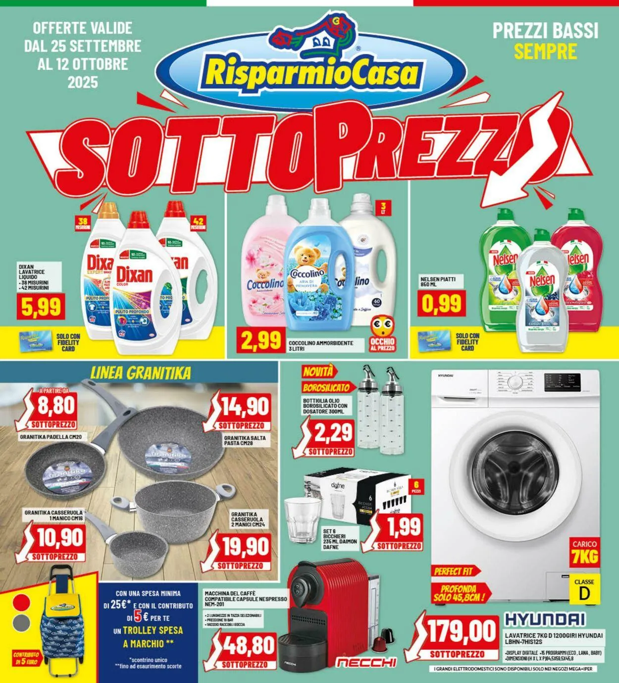 Risparmio Casa Volantino attuale da 22 settembre a 28 settembre di 2025 - Pagina del volantino 1