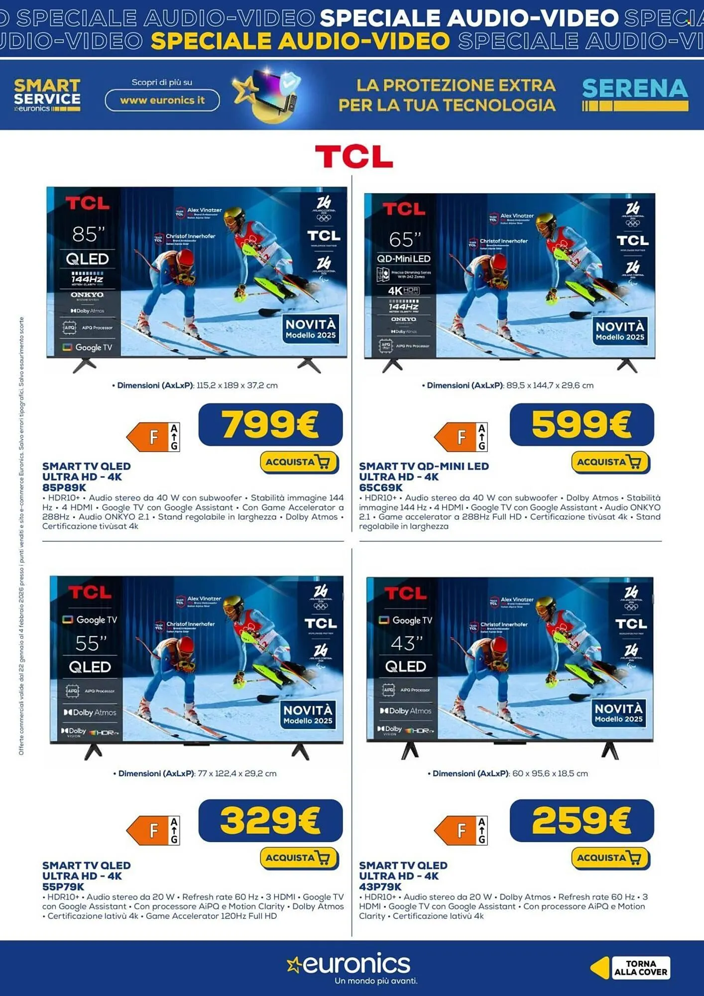 Volantino Euronics da 22 gennaio a 4 febbraio di 2026 - Pagina del volantino 4
