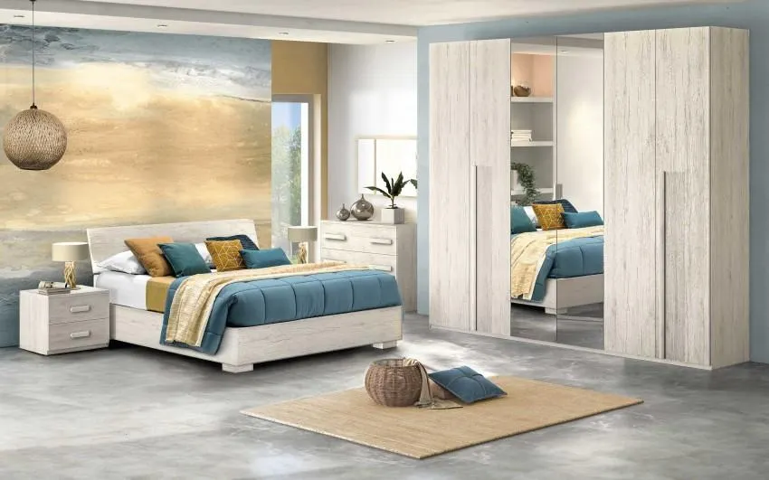 Camera completa con letto contenitore