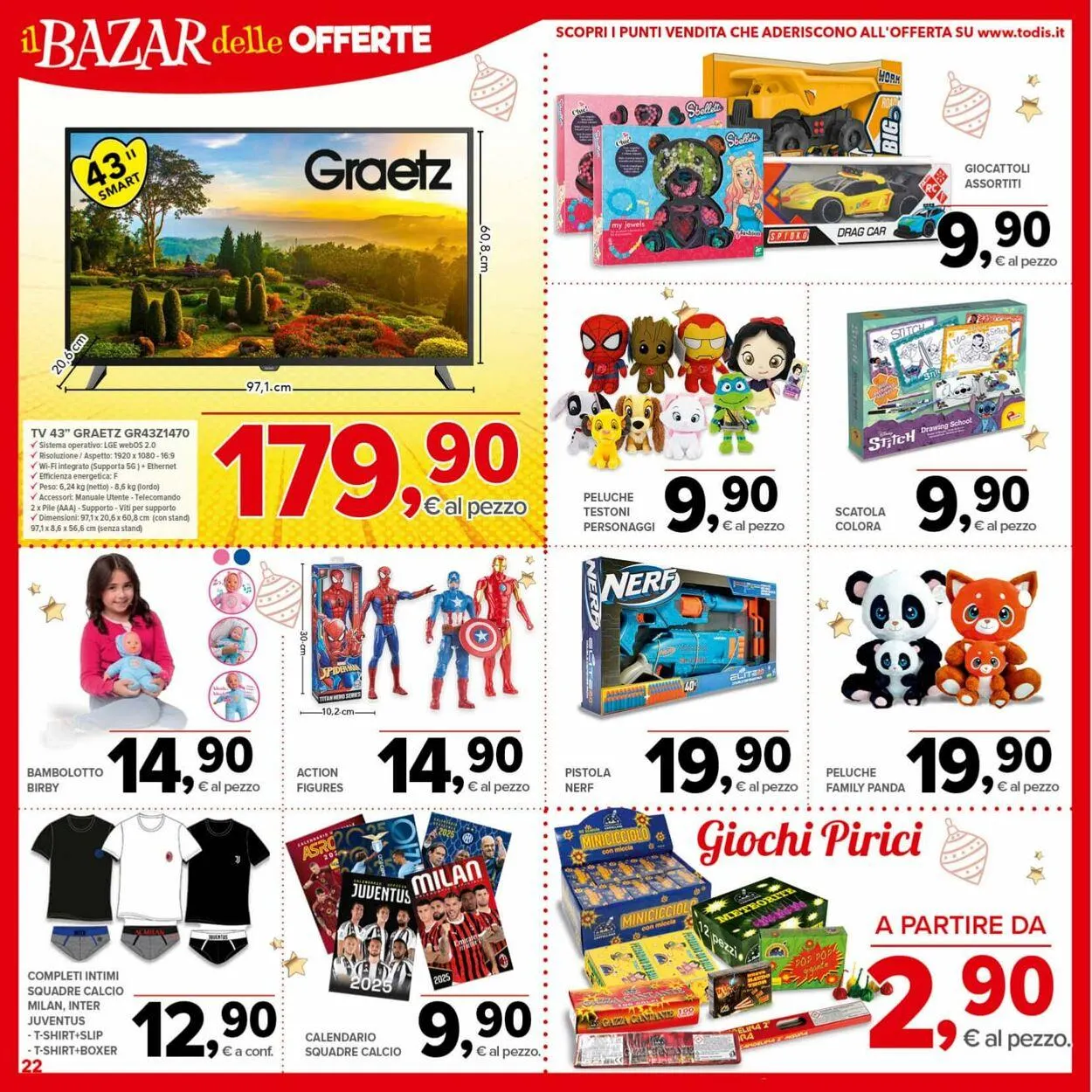 Todis Volantino attuale da 8 gennaio a 22 gennaio di 2025 - Pagina del volantino 22