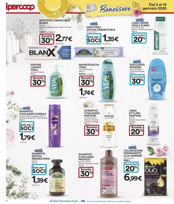 Prendi 2 Paghi 1 da 7 gennaio a 15 gennaio di 2025 - Pagina del volantino 22