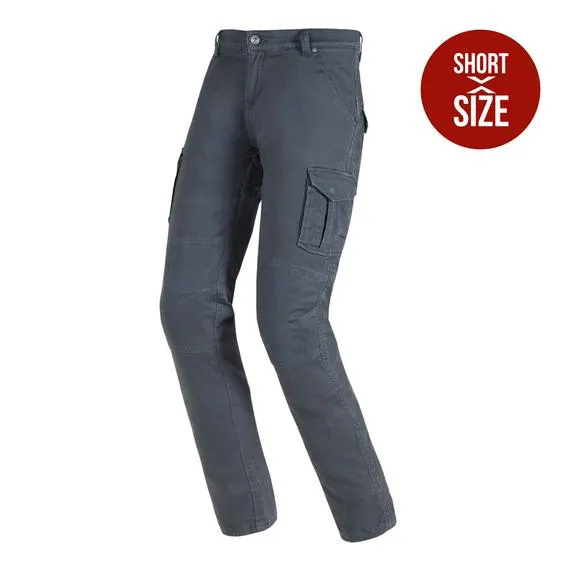 Pantaloni da moto Boston Short Grigio Grigio