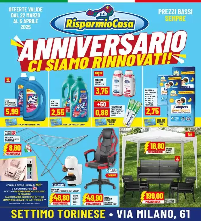 Anniversario da 22 marzo a 5 aprile di 2025 - Pagina del volantino 1
