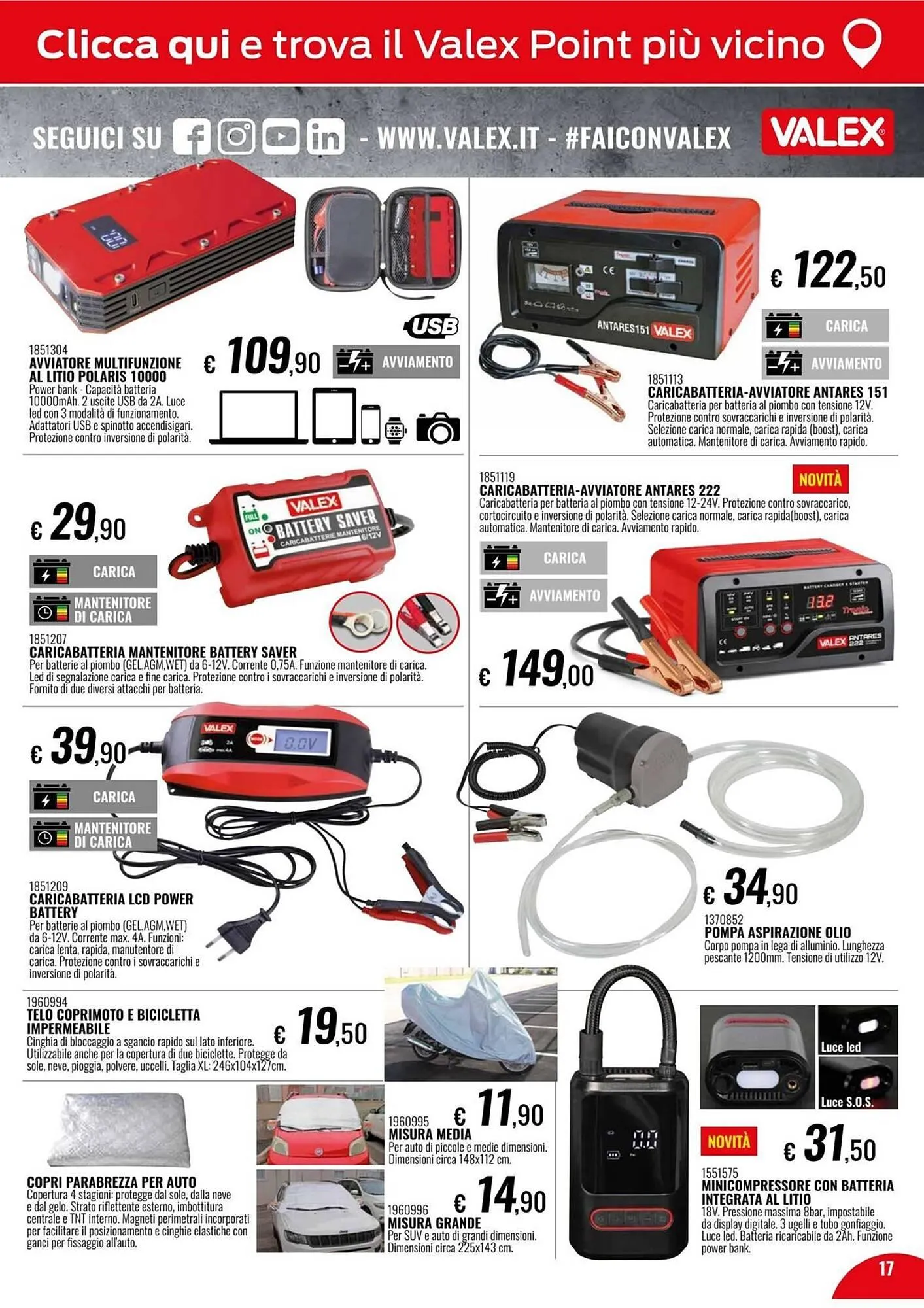 Volantino Valex da 13 gennaio a 22 marzo di 2026 - Pagina del volantino 17