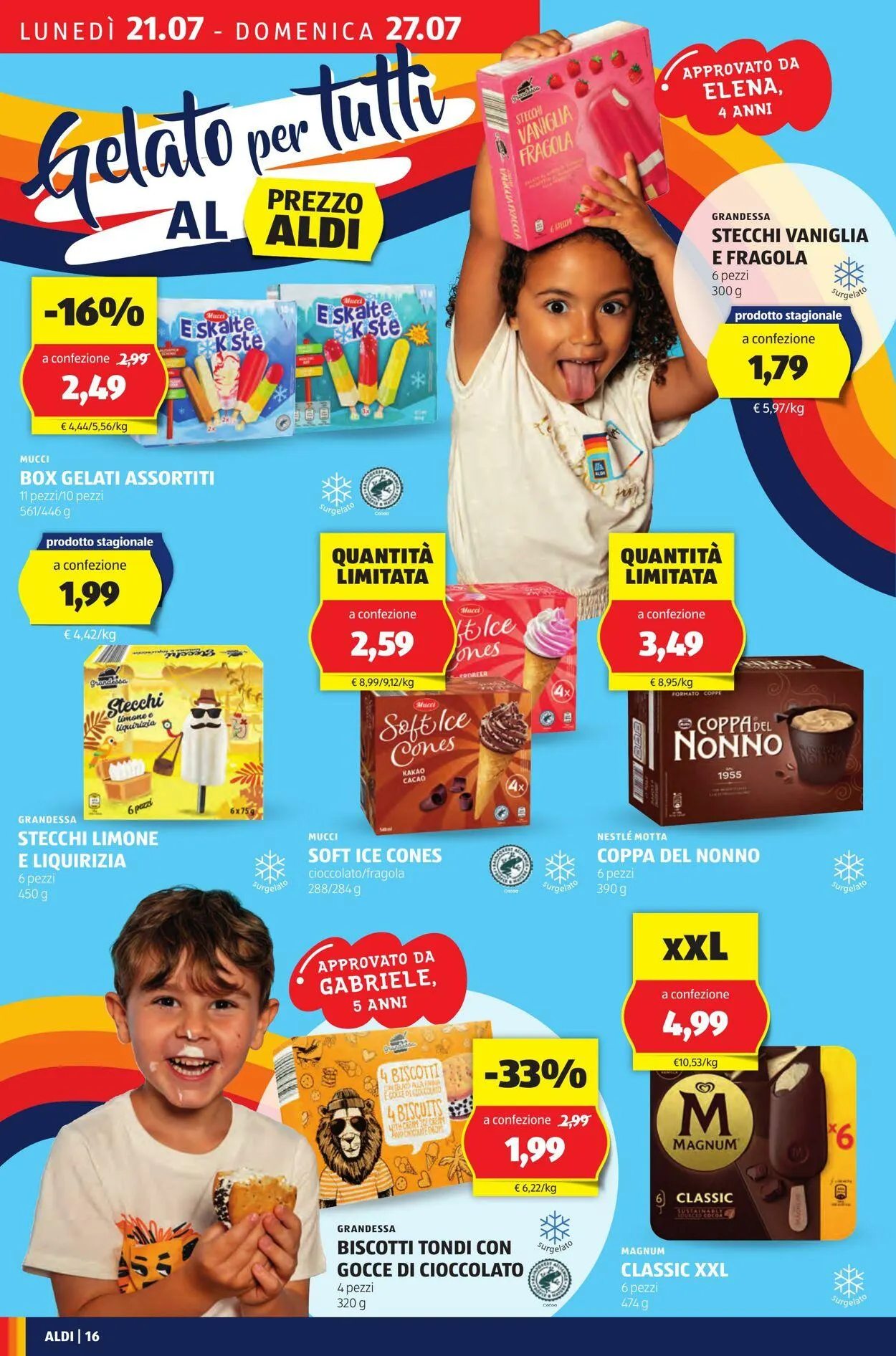 Aldi Volantino attuale da 21 luglio a 27 luglio di 2025 - Pagina del volantino 16
