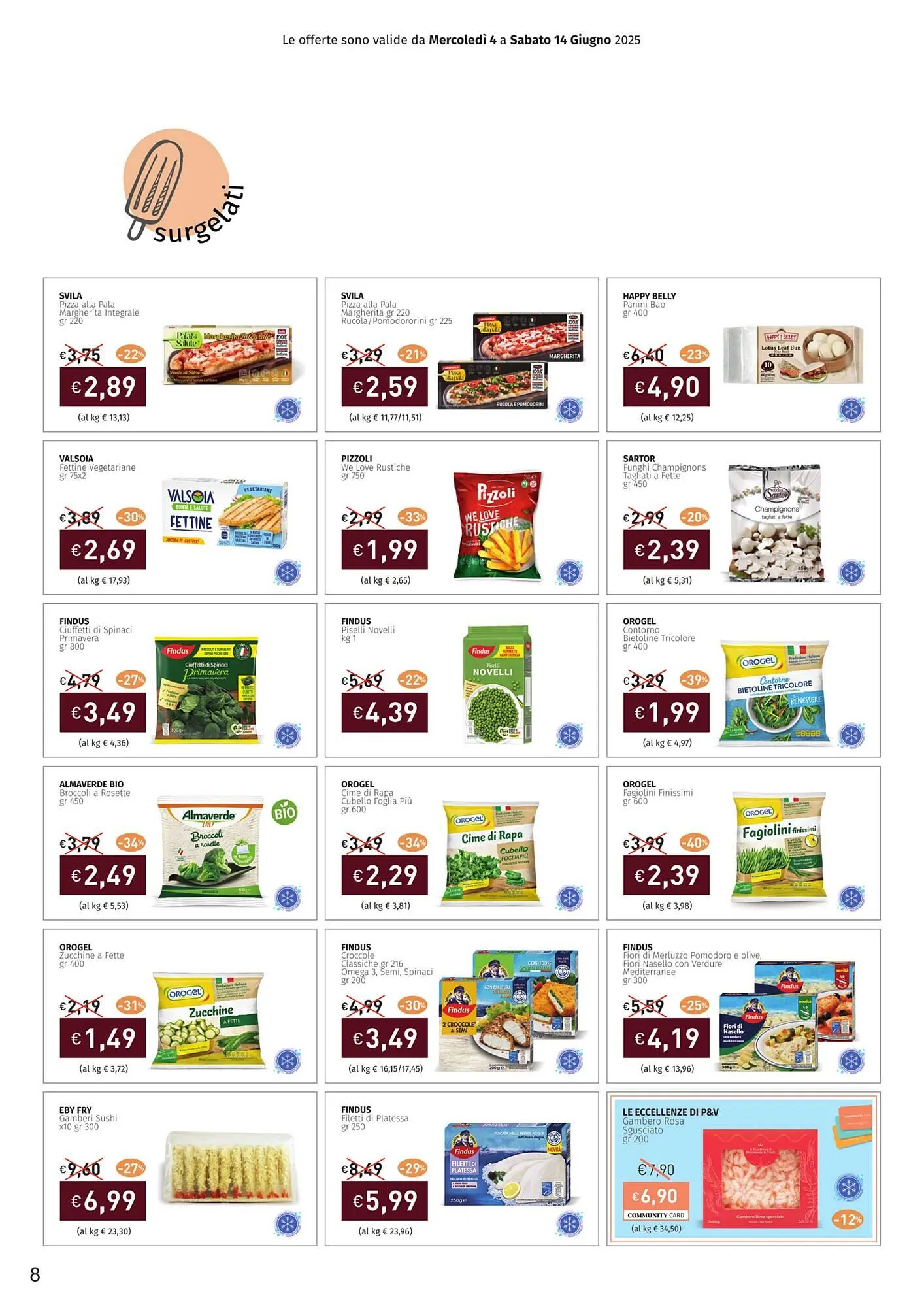 Volantino Prezzemolo e Vitale da 4 giugno a 14 giugno di 2025 - Pagina del volantino 8