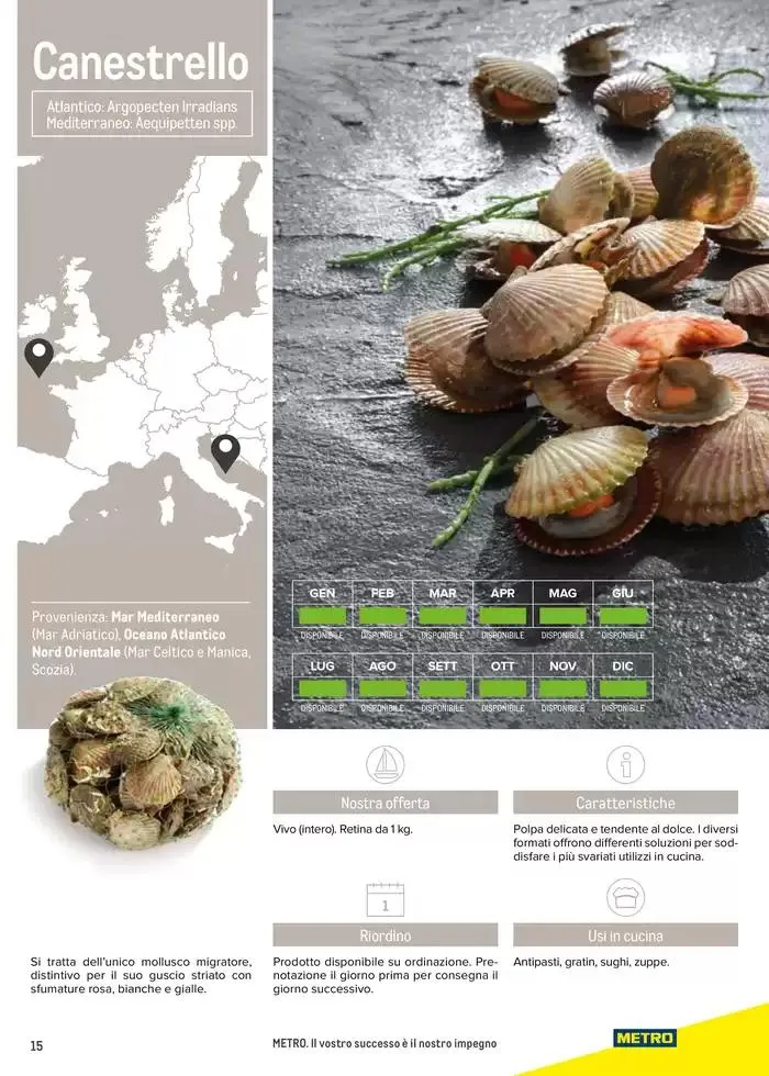 Catalogo Frutti di mare da 2 gennaio a 31 luglio di 2025 - Pagina del volantino 15