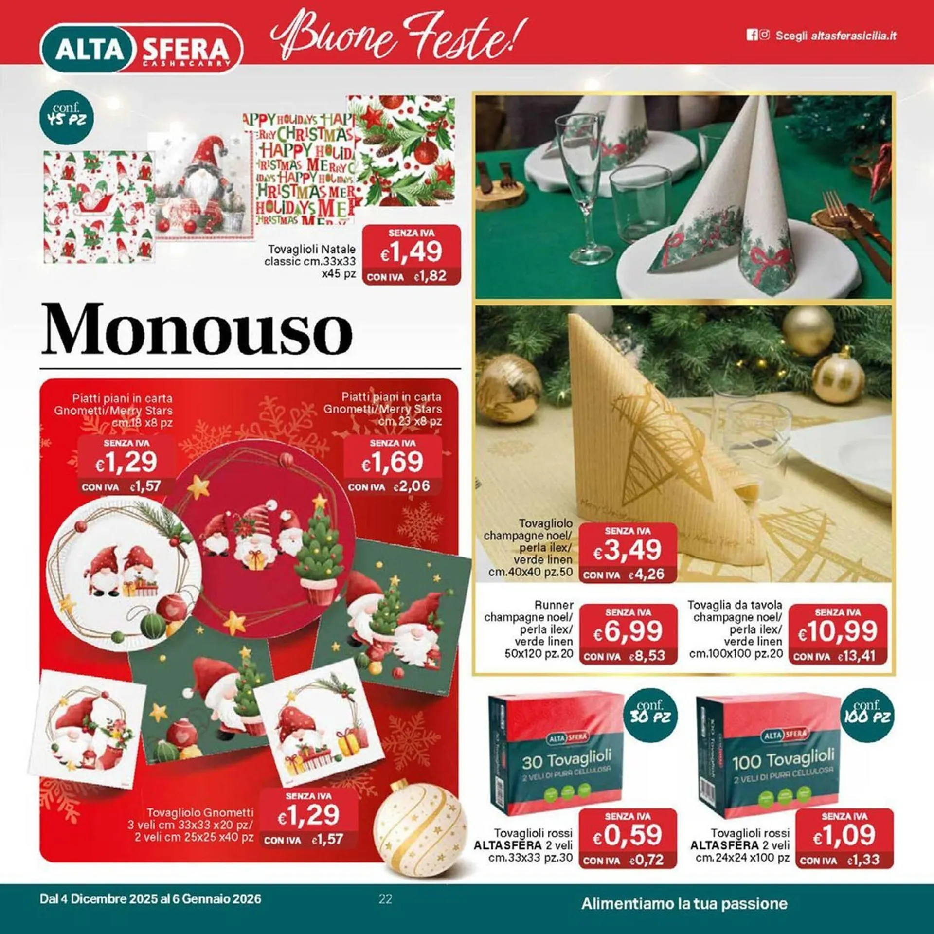 Volantino Altasfera da 4 dicembre a 6 gennaio di 2026 - Pagina del volantino 22