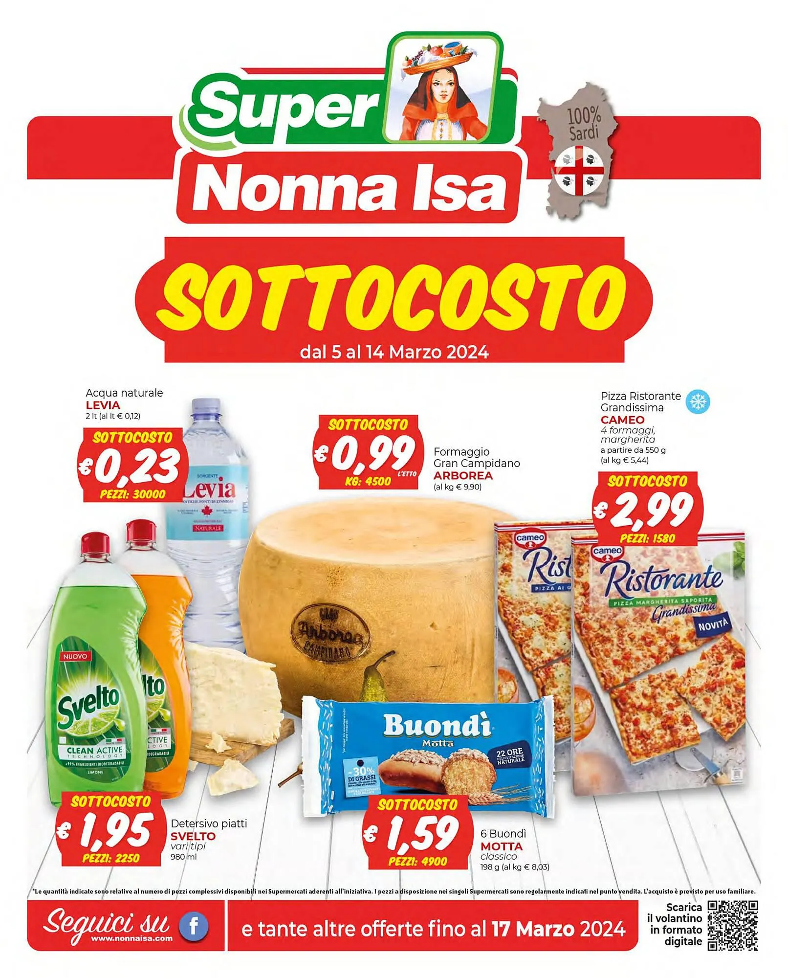 Volantino Supermercati Nonna Isa da 5 marzo a 14 marzo di 2024 - Pagina del volantino 1