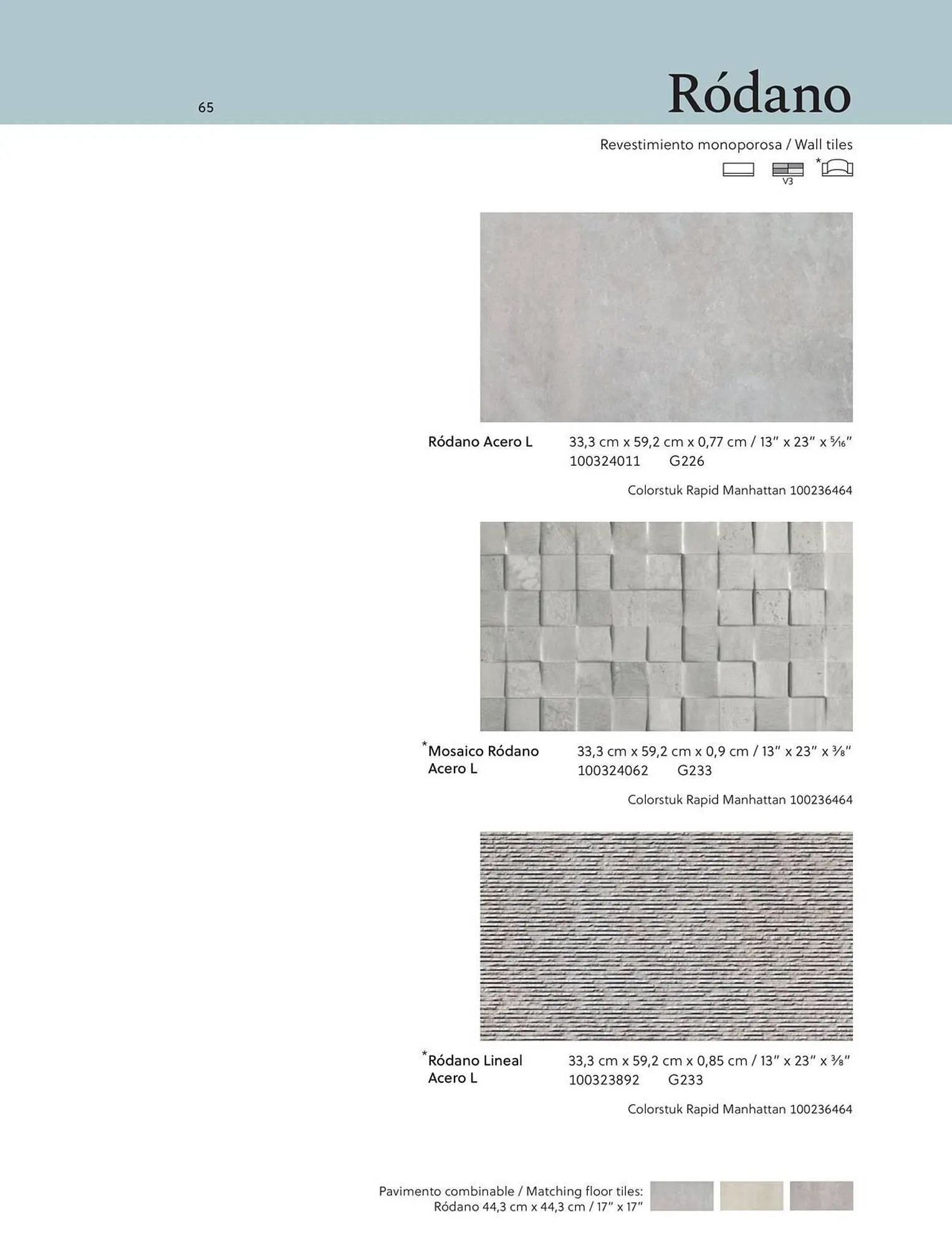 Catalogue Porcelanosa du 27 juin au 31 décembre 2025 - Catalogue page 65