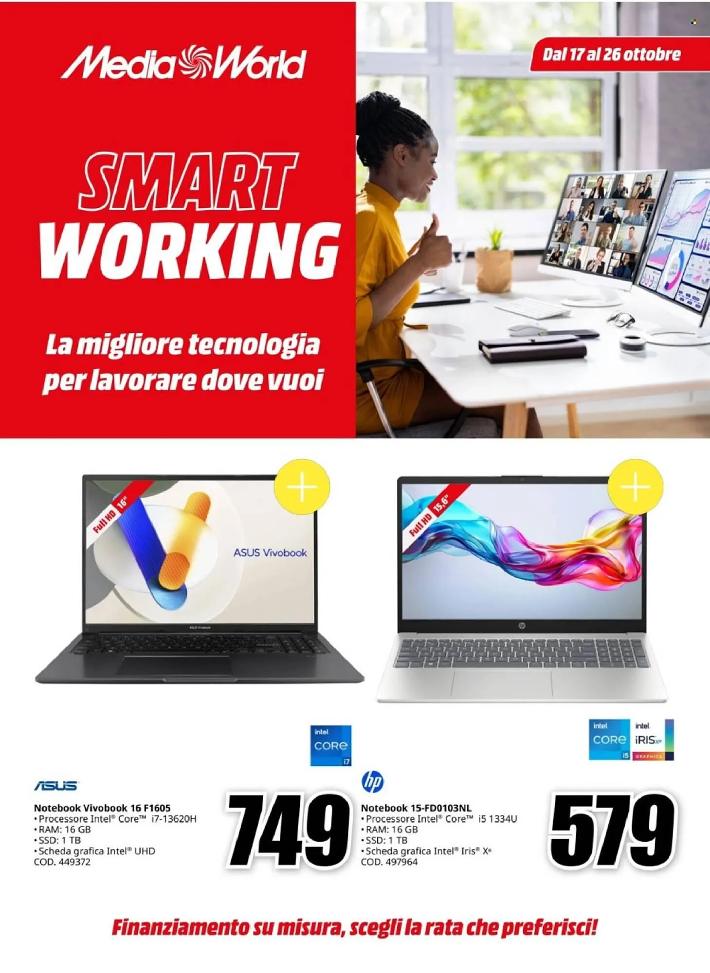 Volantino MediaWorld da 17 ottobre a 26 ottobre di 2025 - Pagina del volantino 1