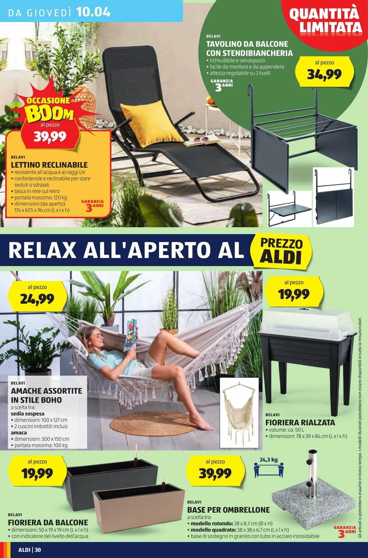 Aldi Volantino attuale da 7 aprile a 13 aprile di 2025 - Pagina del volantino 30