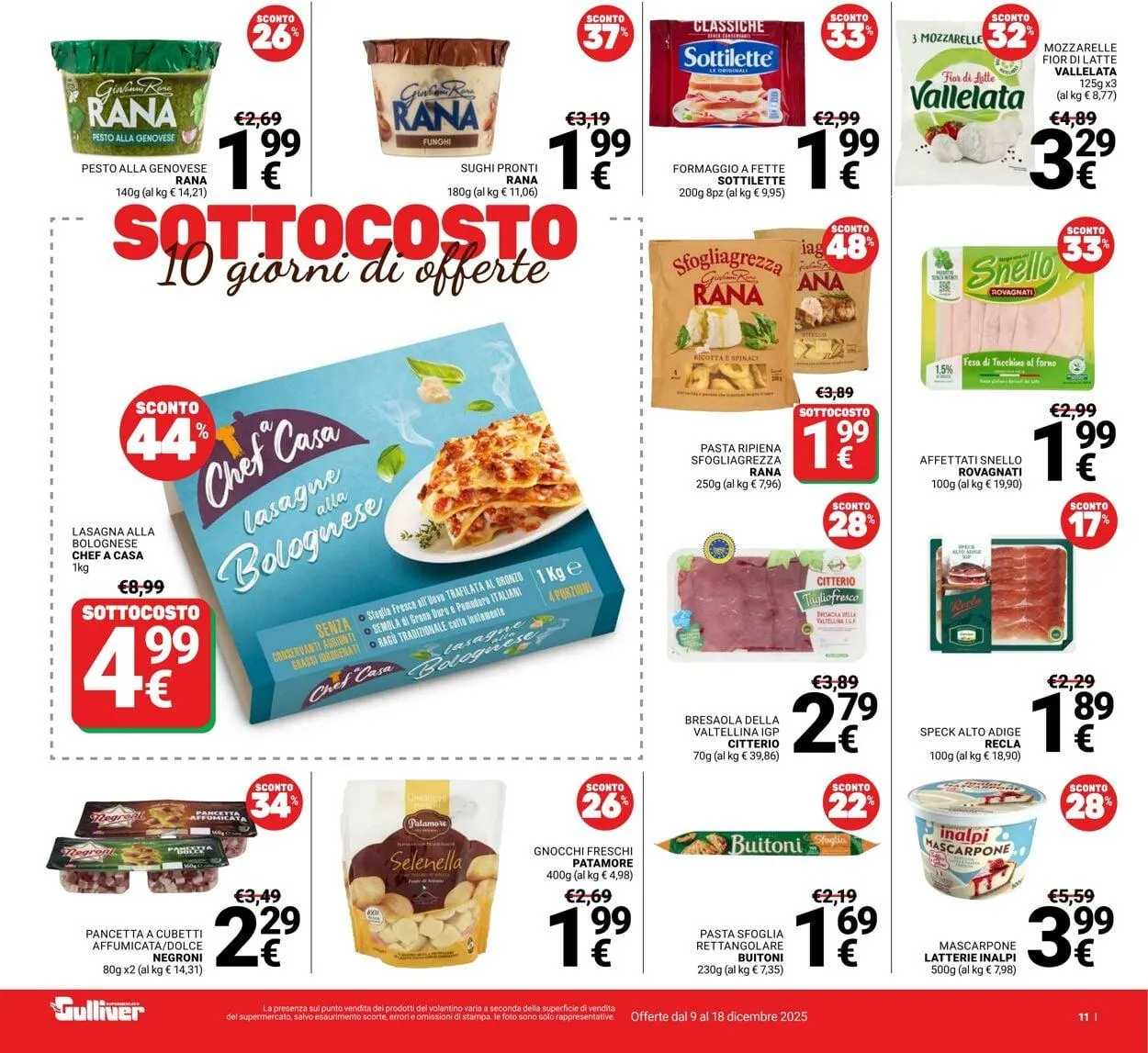 Gulliver Volantino attuale da 9 dicembre a 18 dicembre di 2025 - Pagina del volantino 11